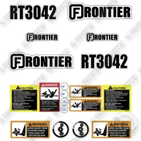 Aftermarket Rt3042 Fits Frontier Decal Kit Tiller - 7 Year Outdoor 3m Vinyl
