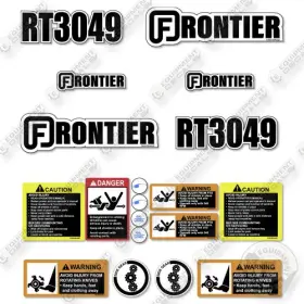 Aftermarket Rt3049 Fits Frontier Decal Kit Tiller - 7 Year Outdoor 3m Vinyl