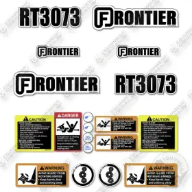 Aftermarket Rt3073 Fits Frontier Decal Kit Tiller - 7 Year Outdoor 3m Vinyl