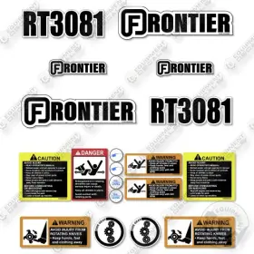 Aftermarket Rt3081 Fits Frontier Decal Kit Tiller - 7 Year Outdoor 3m Vinyl