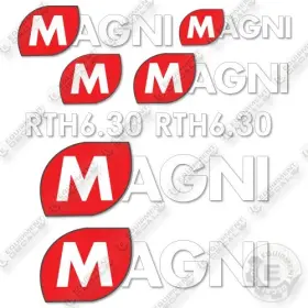 Aftermarket Rth6.30 Fits Magni Decal Kit Telehandler- 7 Year Outdoor 3m Vinyl