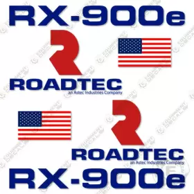 Aftermarket Rx-900e Fits Roadtec Decal Kit Cold Planer- 7 Year Outdoor 3m Vinyl Aftermarket Rx-900e Fits Roadtec Decal Kit Cold Planer- 7 Year Outdoor 3m Vinyl