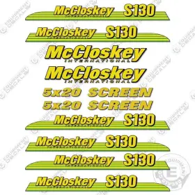 Aftermarket S130 Fits Mccloskey International Screener - 7 Year 3m Outdoor Vinyl Bonus