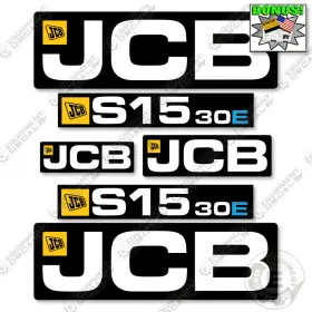 Aftermarket S15-30e Fits Jcb Decal Kit Scissor Lift - 7 Year Outdoor 3m Vinyl