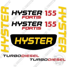 Aftermarket S155 Fits Hyster Decal Kit Equipment Decals Forklift - 7 Year 3m Vinyl