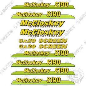 Aftermarket S190 Fits Mccloskey International Screener - 7 Year 3m Outdoor Vinyl Bonus