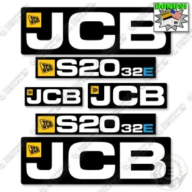 Aftermarket S20-32e Fits Jcb Decal Kit Scissor Lift - 7 Year Outdoor 3m Vinyl