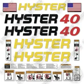 Aftermarket S40xm Hitachi Decal Kit Forklift -