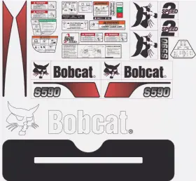 Aftermarket S590 Bobcat V2 Decal Kit