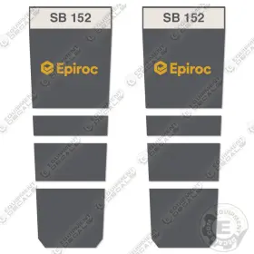 Aftermarket Sb152 Fits Epiroc Decal Kit Hammer - Year Outdoor 3m Vinyl