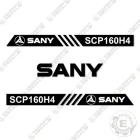 Aftermarket Scp160h4 Fits Sany Decal Kit Forklift Truck - 7 Year 3m Vinyl Aftermarket Scp160h4 Fits Sany Decal Kit Forklift Truck - 7 Year 3m Vinyl