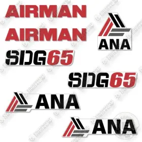 Aftermarket Sdg65 Airman Decal Kit Generator-