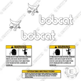 Aftermarket Sg50 Fits Bobcat Stump Grinder Decal Kit - 7 Year Outdoor 3m Vinyl