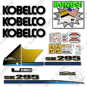 Aftermarket Sk295-9 Fits Kobelco Decal Kit Excavator - 7 Year Outdoor 3m Vinyl