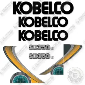 Aftermarket Sk350lc Fits Kobelco Decal Kit Excavator - 7 Year Outdoor 3m Vinyl