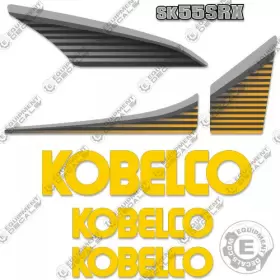 Aftermarket Sk55srx Fits Kobelco Custom Decal Kit Excavator Equipment Decals - 7 Year Vinyl Aftermarket Sk55srx Fits Kobelco Custom Decal Kit Excavator Equipment Decals - 7 Year Vinyl