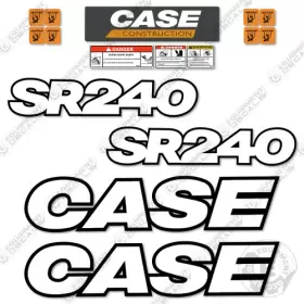 Aftermarket Sr-240 Fits Case Sr240 Decal Kit Skid Steer Loader - 3m Reflective Vinyl Aftermarket Sr-240 Fits Case Sr240 Decal Kit Skid Steer Loader - 3m Reflective Vinyl