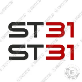 Aftermarket St31 Fits Wacker Neuson Number Decal Kit