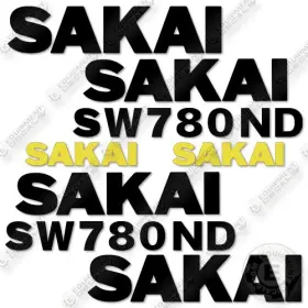 Aftermarket Sw780nd Fits Sakai Decal Kit Roller-7 Year Outdoor 3m Vinyl