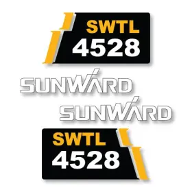 Aftermarket Swtl4528 Sunward Decal Kit Compact Track Loader - Aftermarket Swtl4528 Sunward Decal Kit Compact Track Loader -