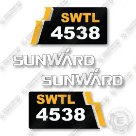 Aftermarket Swtl4538 Sunward Decal Kit Compact Track Loader - Aftermarket Swtl4538 Sunward Decal Kit Compact Track Loader -