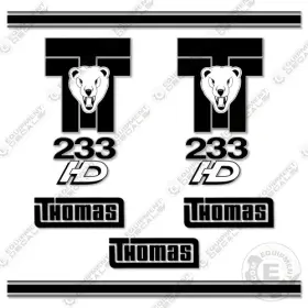 Aftermarket T-233hd Fits Thomas Decal Kit Skid Steer - 7 Year Outdoor 3m Vinyl