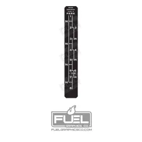 Aftermarket T16187 2010 Tractor Shift Pattern Vintage Premium Vinyl Decal 2-pack - 1 Inch X 6.75 Tall