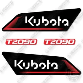 Aftermarket T2090 Fits Kubota Decal Kit Mower - 7 Year Outdoor 3m Vinyl