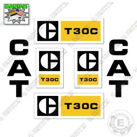 Aftermarket T30c Fits Caterpillar Decal Kit Forklift Decals - 7 Year Outdoor 3m Vinyl