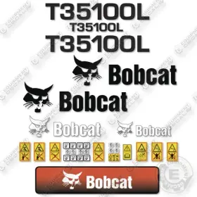 Aftermarket T35100l Fits Bobcat Decal Kit Telehandler - 7 Year Outdoor 3m Vinyl
