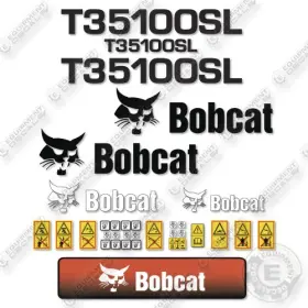 Aftermarket T35100sl Fits Bobcat Decal Kit Telehandler - 7 Year Outdoor 3m Vinyl
