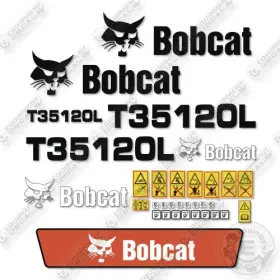 Aftermarket T35120l Fits Bobcat Decal Kit Telehandler - 7 Year Outdoor 3m Vinyl