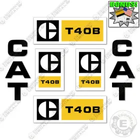Aftermarket T40b Fits Caterpillar Decal Kit Forklift Decals - 7 Year Outdoor 3m Vinyl