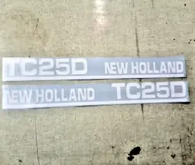 Aftermarket Tc25d Newholland Replacement Hood Decals