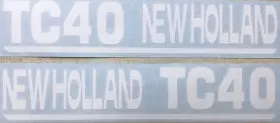 Aftermarket Tc40 Newholland Replacement Hood Decals