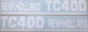 Aftermarket Tc40d Newholland Replacement Hood Decals
