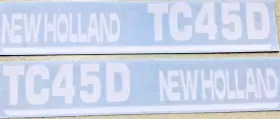 Aftermarket Tc45d Newholland Replacement Hood Decals