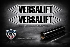 Aftermarket Tel29n02 Fits Versalift Bucket Truck Decal Kit - 7 Year Outdoor 3m Vinyl