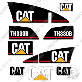 Aftermarket Th-330-b Fits Caterpillar Th330b Decal Kit Telehandler - 7 Year Outdoor 3m Vinyl