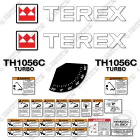 Aftermarket Th1056c Fits Terex Turbo Decal Kit Telehandler - 7 Year Outdoor 3m Vinyl Aftermarket Th1056c Fits Terex Turbo Decal Kit Telehandler - 7 Year Outdoor 3m Vinyl