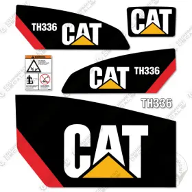 Aftermarket Th336 Fits Caterpillar Decal Kit Telehandler - 7 Year Outdoor 3m Vinyl