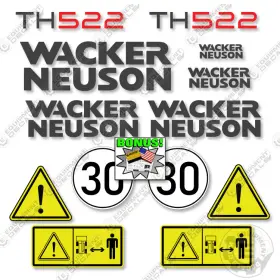 Aftermarket Th522 Fits Wacker Neuson Decal Kit Telehandler - 7 Year 3m Vinyl