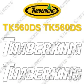 Aftermarket Tk560ds Fits Timberking Decal Kit Trailer Log Loader - 7 Year Outdoor 3m Vinyl
