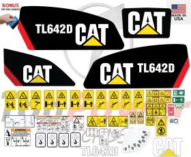 Aftermarket Tl642d Fits Caterpillar Decal Kit - Telescopic Forklift 3m Vinyl/free Shipping