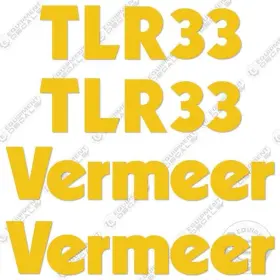 Aftermarket Tlr33 Fits Vermeer Decal Kit Trailer - 7 Year Outdoor 3m Vinyl