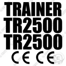 Aftermarket Tr2500 Fits Trainer Decal Kit Roller - 7 Year Outdoor 3m Vinyl