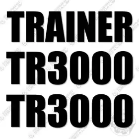 Aftermarket Tr3000 Fits Trainer Decal Kit Roller - 7 Year Outdoor 3m Vinyl Aftermarket Tr3000 Fits Trainer Decal Kit Roller - 7 Year Outdoor 3m Vinyl