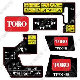 Aftermarket Trx-19 Toro Decal Kit Trencher - 7 Year Outdoor 3m Vinyl
