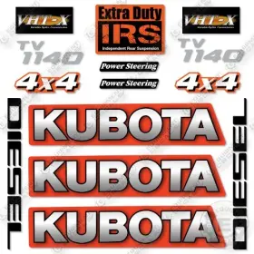 Aftermarket Tv1140 Fits Kubota Decal Kit Utv- 7 Year Outdoor 3m Vinyl