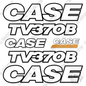 Aftermarket Tv370b Fits Case Decal Kit Track Loader - 7 Year Outdoor 3m Reflective Vinyl Aftermarket Tv370b Fits Case Decal Kit Track Loader - 7 Year Outdoor 3m Reflective Vinyl
